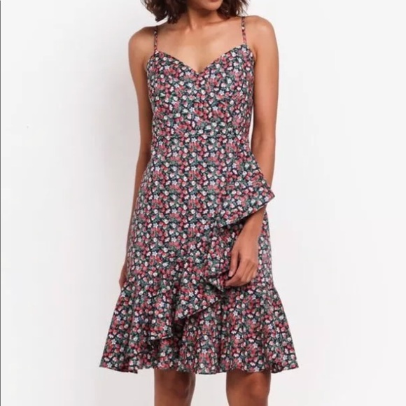 J Crew Floral midi sundress - Picture 1 of 5